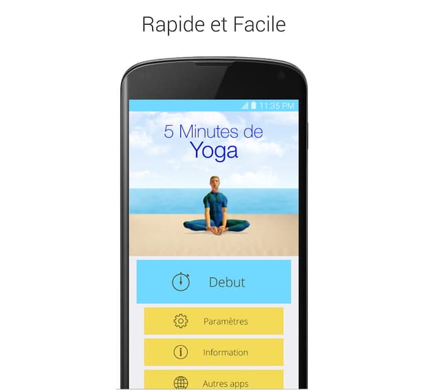 Seulement 5 petites minutes de yoga, pas plus !