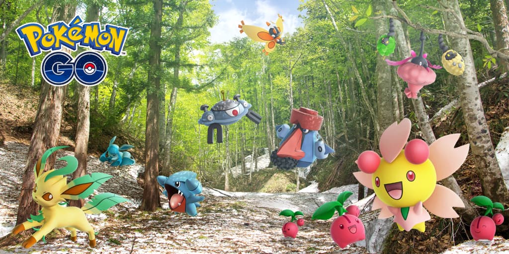 Les Pokémon de la quatrième génération arrivent sur Pokémon GO. Parmi eux, on trouve Phyllali et Givrali, évolution d’Evoli.