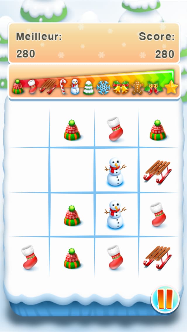 Fini les calculs avec la version classique du jeu 2048, testez la version hiver avec des bonhommes de neige et des chaussettes de Noël