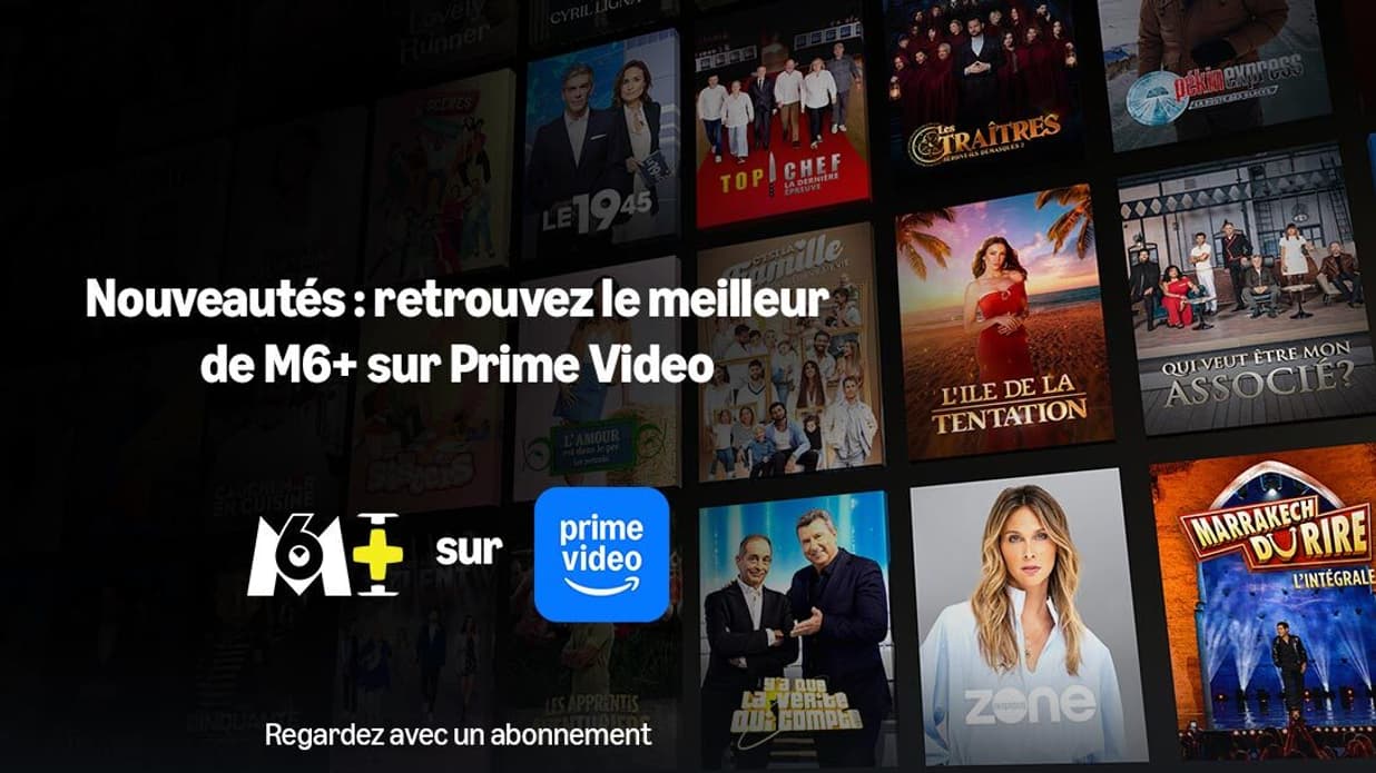 Prime Video et le Groupe M6 annoncent un accord de diffusion ! Prime Video et le Groupe M6 annoncent un accord de diffusion !