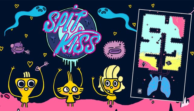 Découvrez l'univers des Spitkissers et tentez de réussir chaque niveau de ce jeu de plateforme