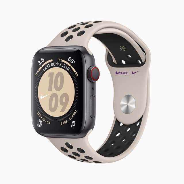 Un des quatre modèles d'Apple Watch Nike