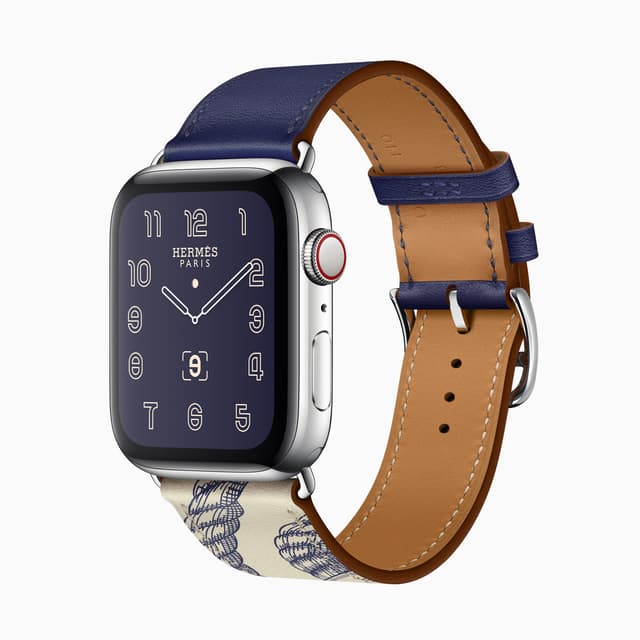Un des quatre modèles d'Apple Watch Hermès