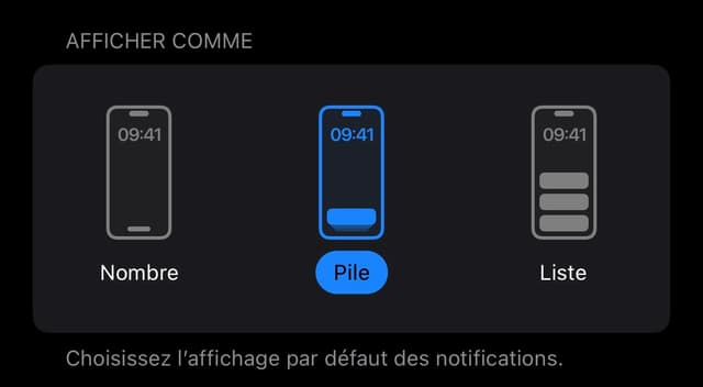 Choisissez l'une de ces 3 options d'affichage des notifications sous iOS 16.