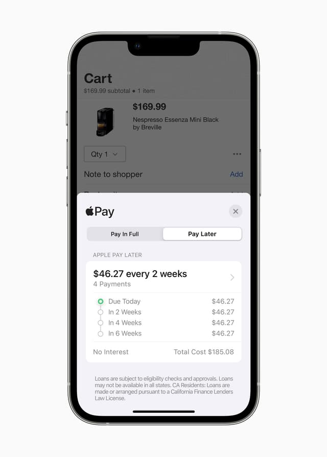La marque à la pomme présente sa nouvelle fonctionnalité "Apple Pay Later".