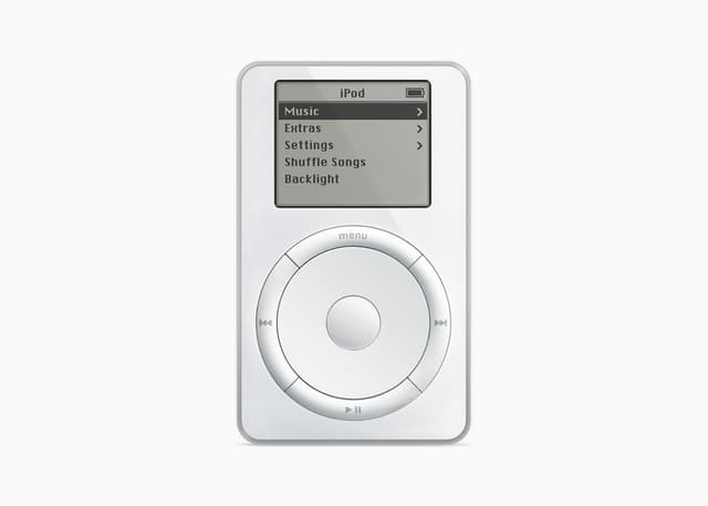Le tout premier iPod, plus tard dénommé iPod classic.