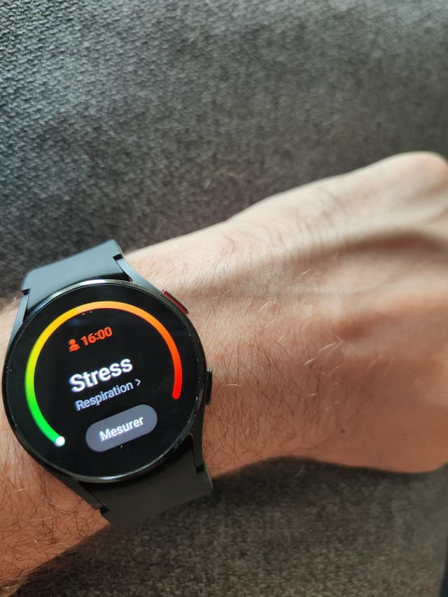 La Samsung Galaxy Watch4 peut indiquer votre niveau de stress