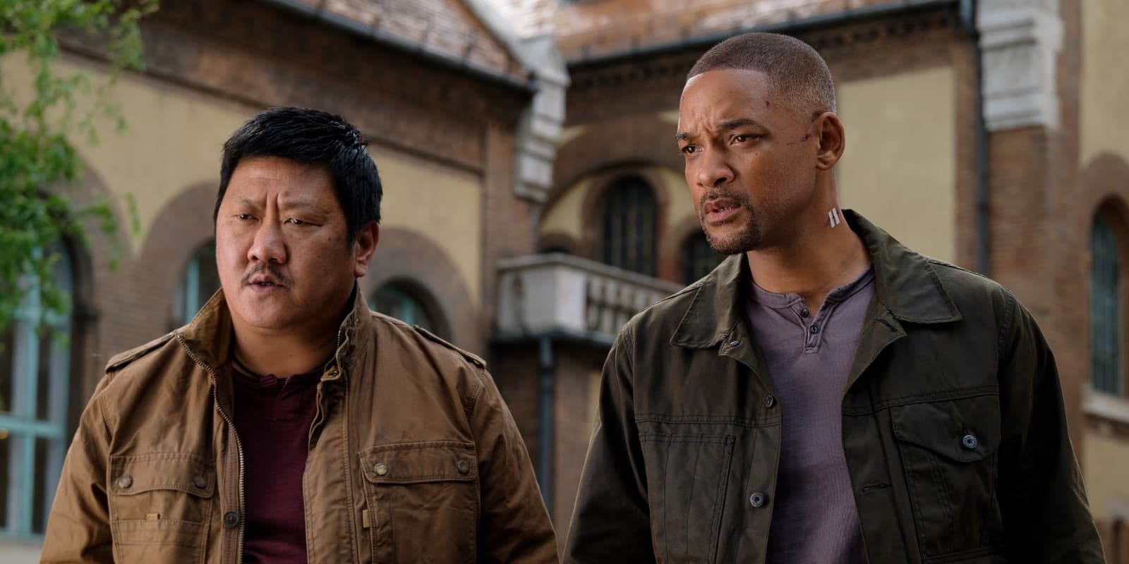 Will Smith et Benedict Wong dans Gemini Man