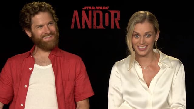 Kyle Soller and Denise Gough answered our questions about the Star Wars: Andor series on Disney+