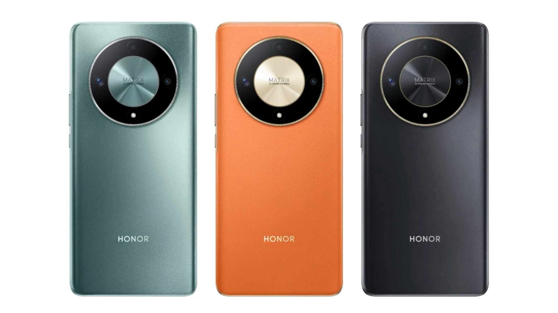 Les trois coloris du prochain HONOR Magic6 Lite.