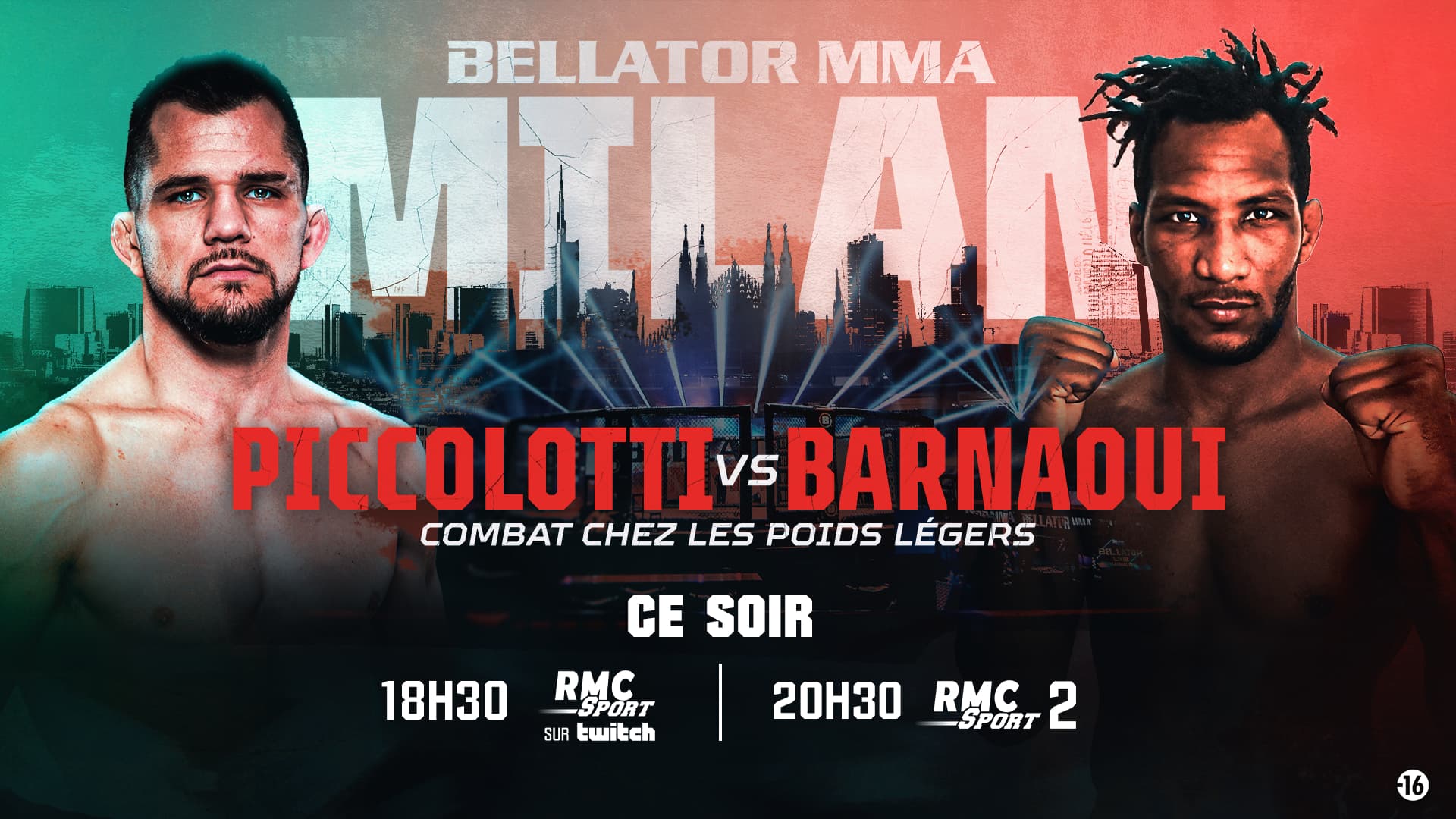 Piccolotti vs Barnaoui, la tête d'affiche du Bellator 287 à ne pas manquer sur RMC Sport 2. Piccolotti vs Barnaoui, la tête d'affiche du Bellator 287 à ne pas manquer sur RMC Sport 2.