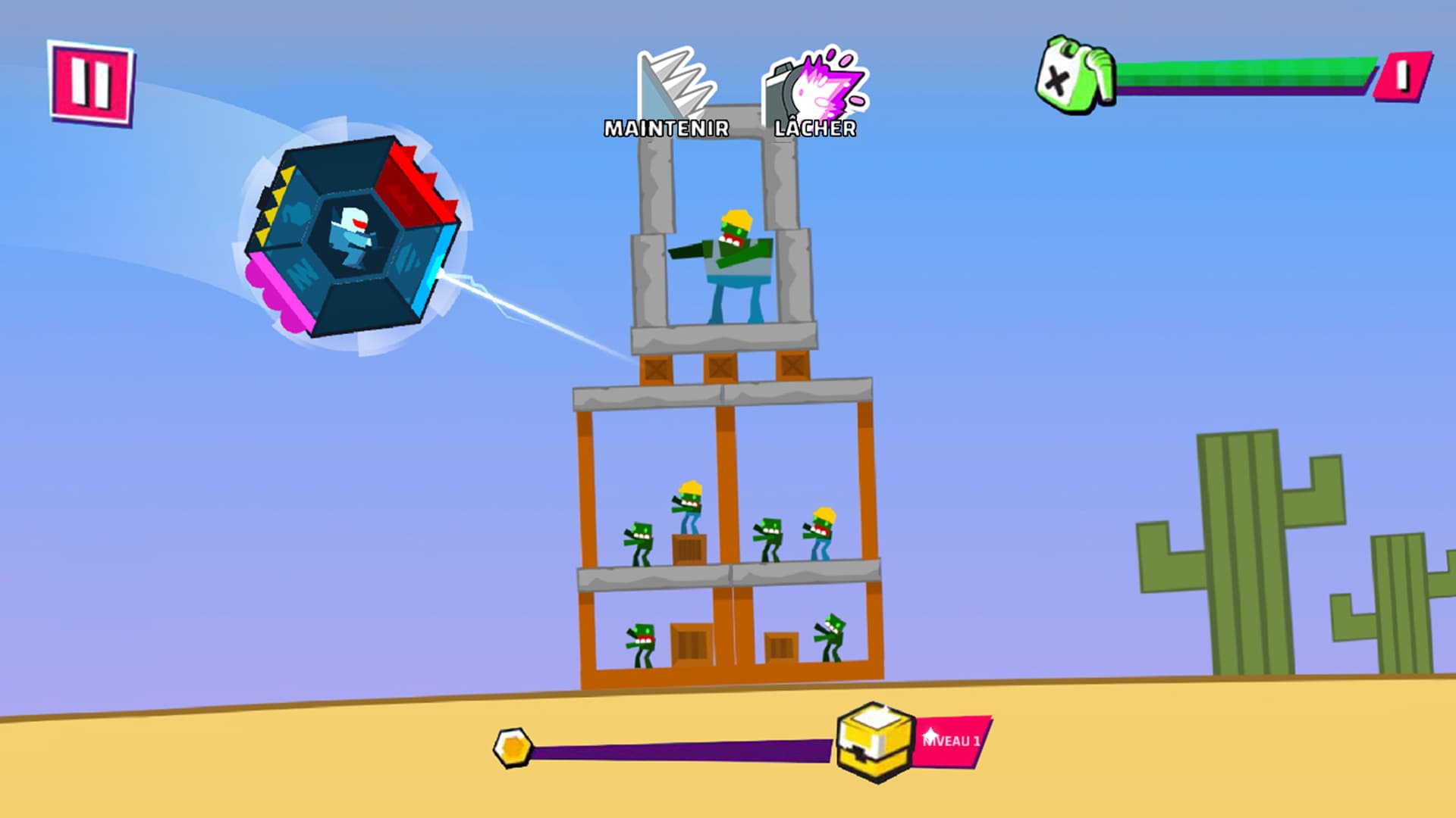 Foncez dans un monde post-apocalyptique déjanté et construisez la machine ultime à détruire les zombies ! Foncez dans un monde post-apocalyptique déjanté et construisez la machine ultime à détruire les zombies !