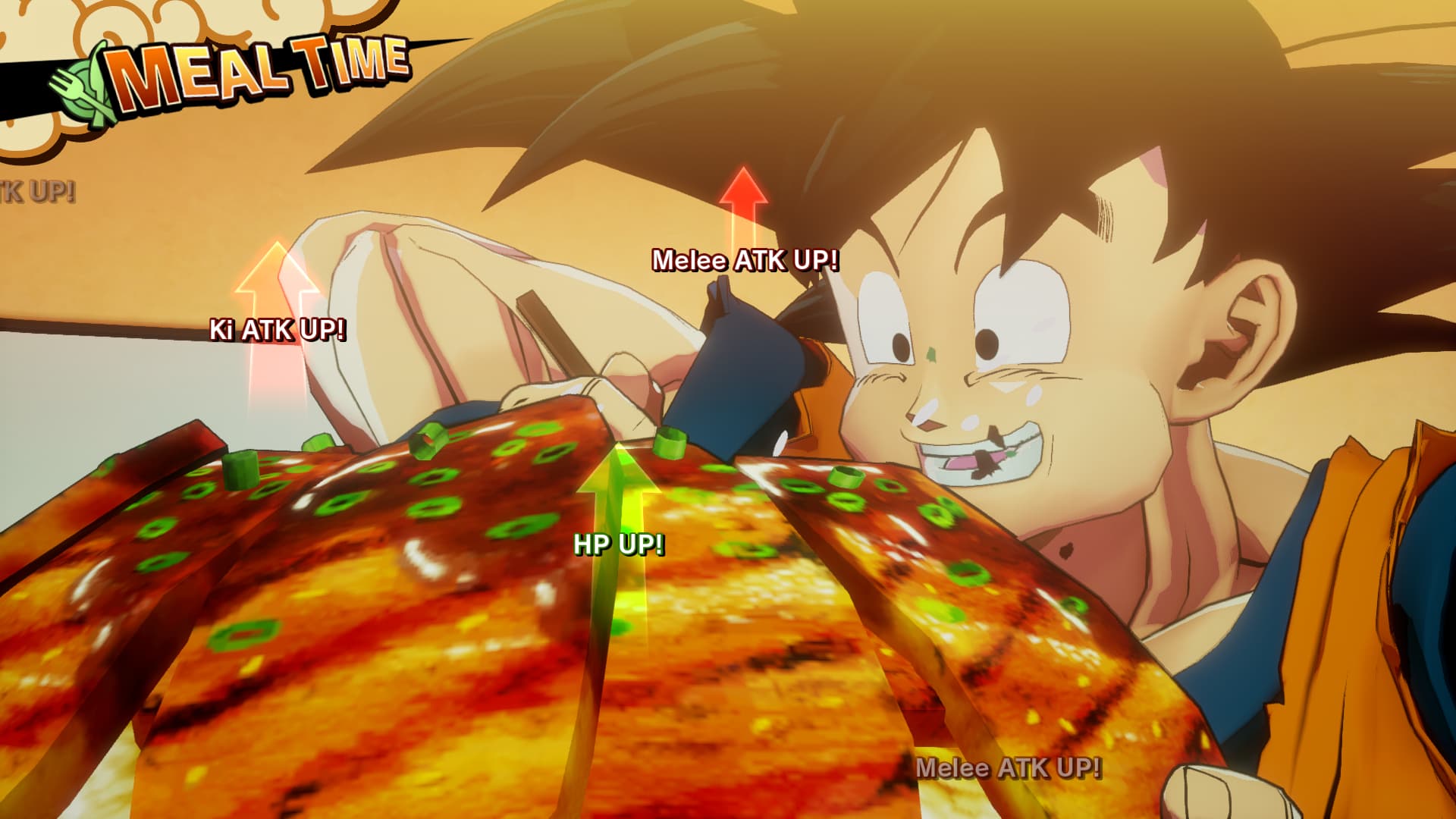 Son Goku face à son adversaire préféré : un bon repas
