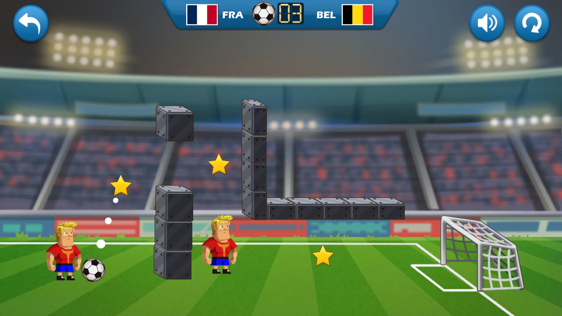 Usez de la physique pour braver les obstacles et marquer des buts sur Football Tricks Usez de la physique pour braver les obstacles et marquer des buts sur Football Tricks