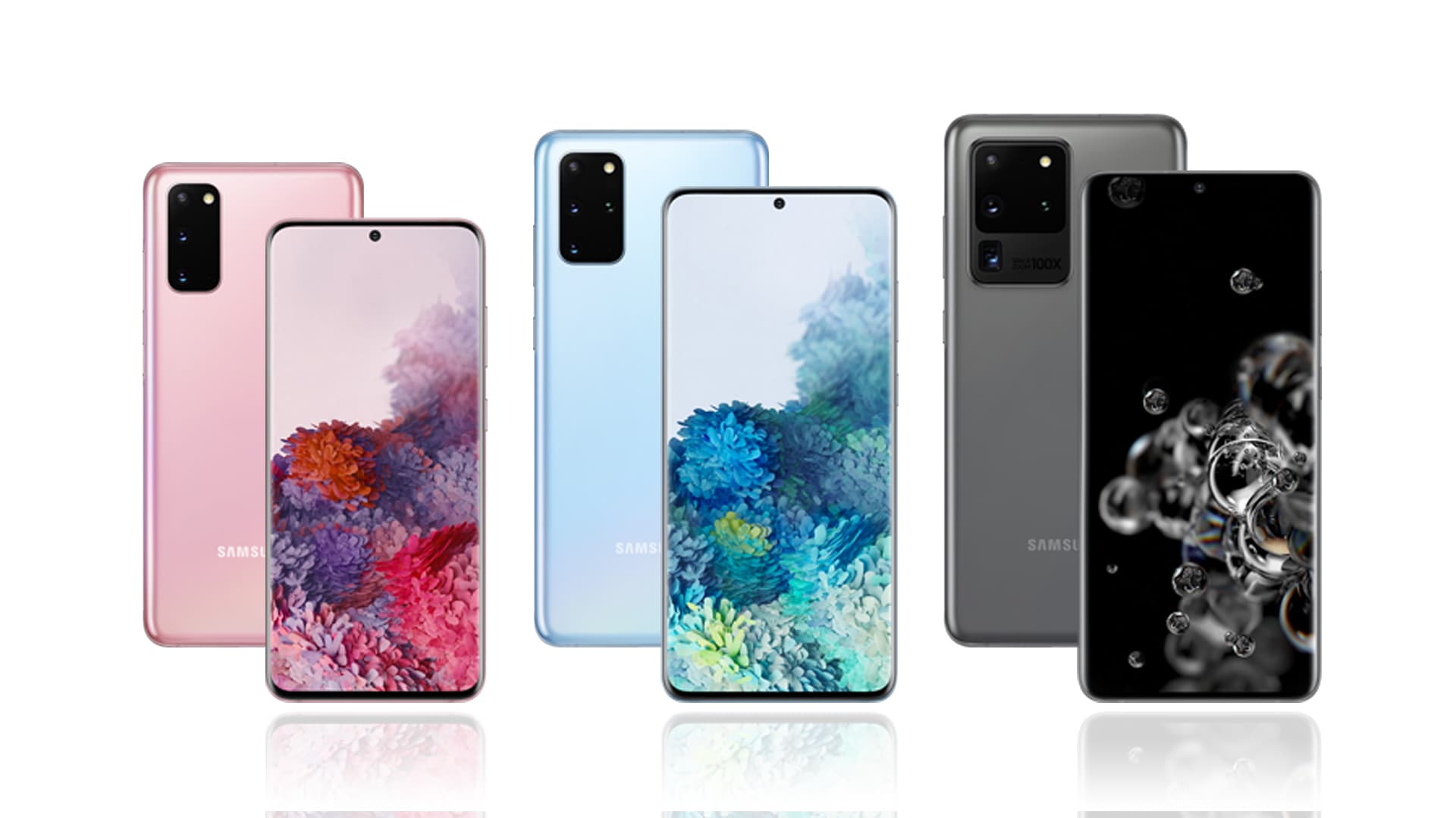 Les trois modèles du Samsung Galaxy S20 vont faire rougir la concurrence... Les trois modèles du Samsung Galaxy S20 vont faire rougir la concurrence...