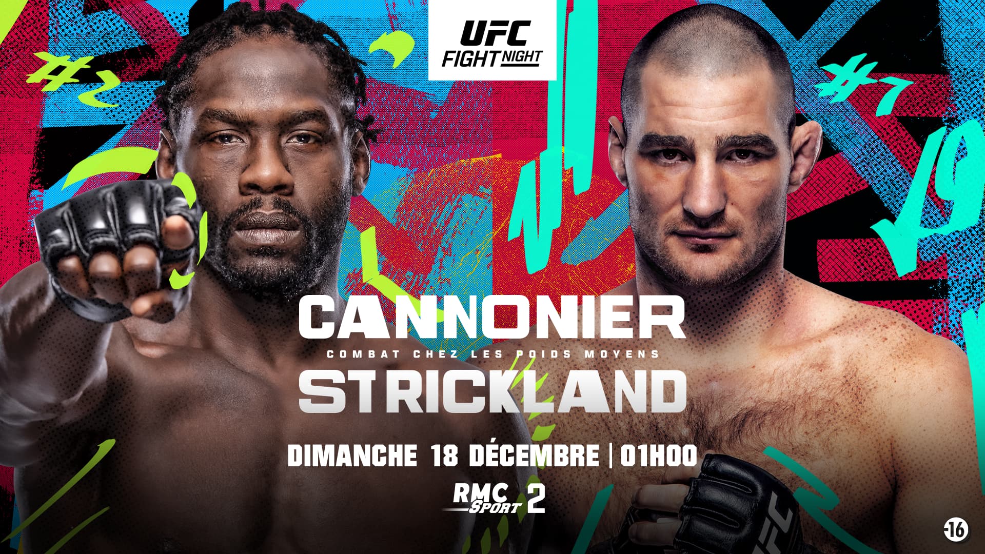 Cannonier vs. Strickland, une tête d'affiche pleine de promesses pour cette nouvelle UFC Fight Night. Cannonier vs. Strickland, une tête d'affiche pleine de promesses pour cette nouvelle UFC Fight Night.