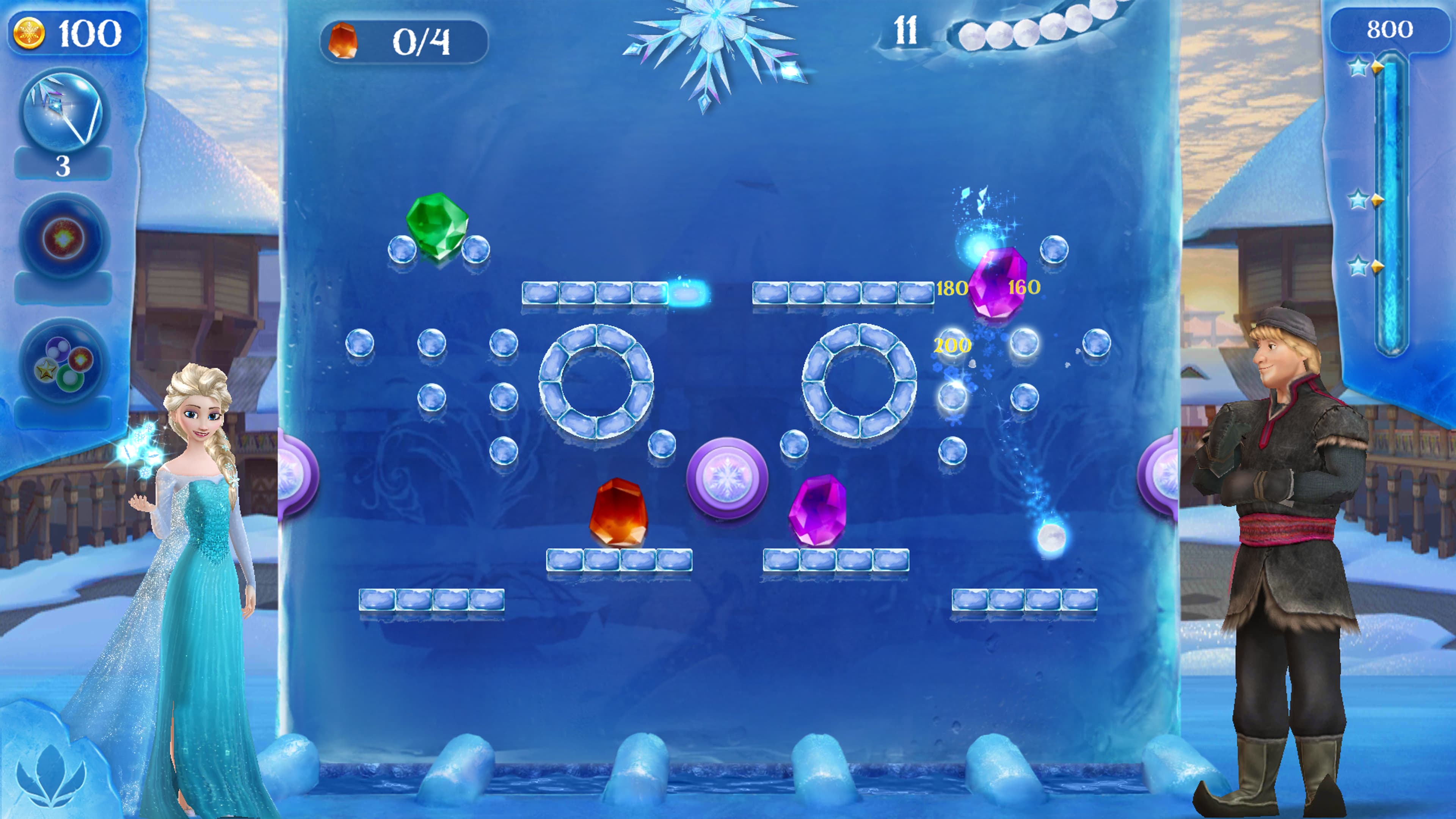 Frozen Free Fall : Icy Shot, le jeu mobile de La Reine des Neiges | SFR