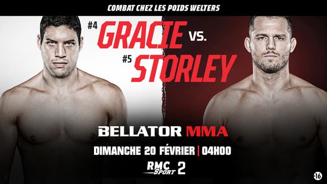 Gracie VS.  Storley for Bellator 274 on RMC Sport 2