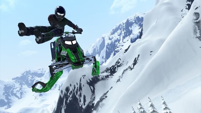 Les figures n'auront plus de secret pour vous dans Snow Moto Racing.