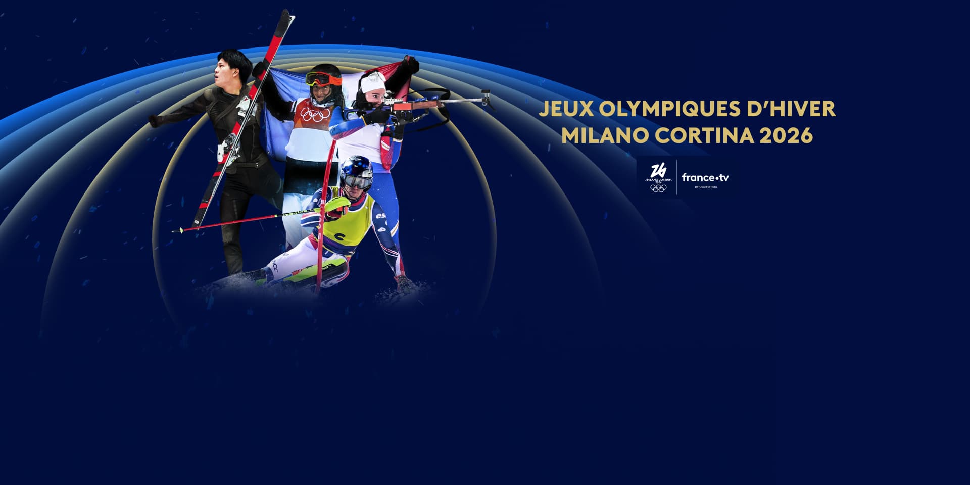 Le meilleur des Jeux Olympiques d'hiver de Milano Cortina 2026 vous attend sur france.tv.