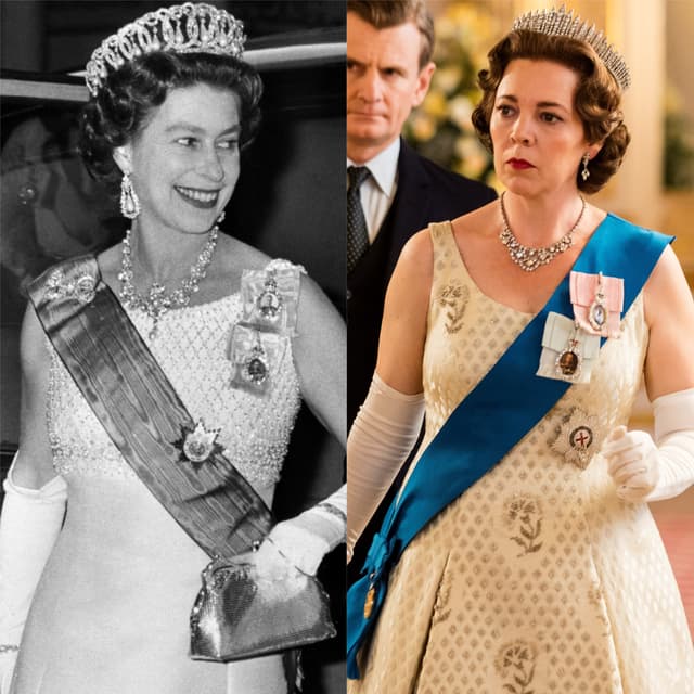 La ressemblance entre la reine Elizabeth II et Olivia Colman est saisissante. 