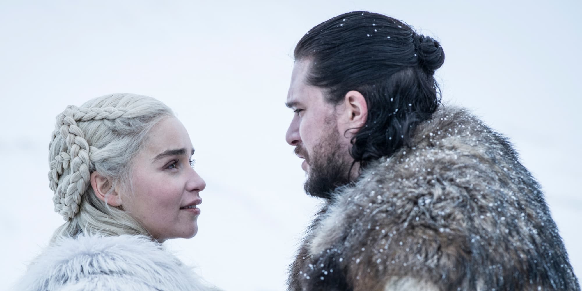 Jon Snow et Daenerys Targaryen, dont le destin est plus qu'attendu dans la saison 8 de Game of Thrones.
