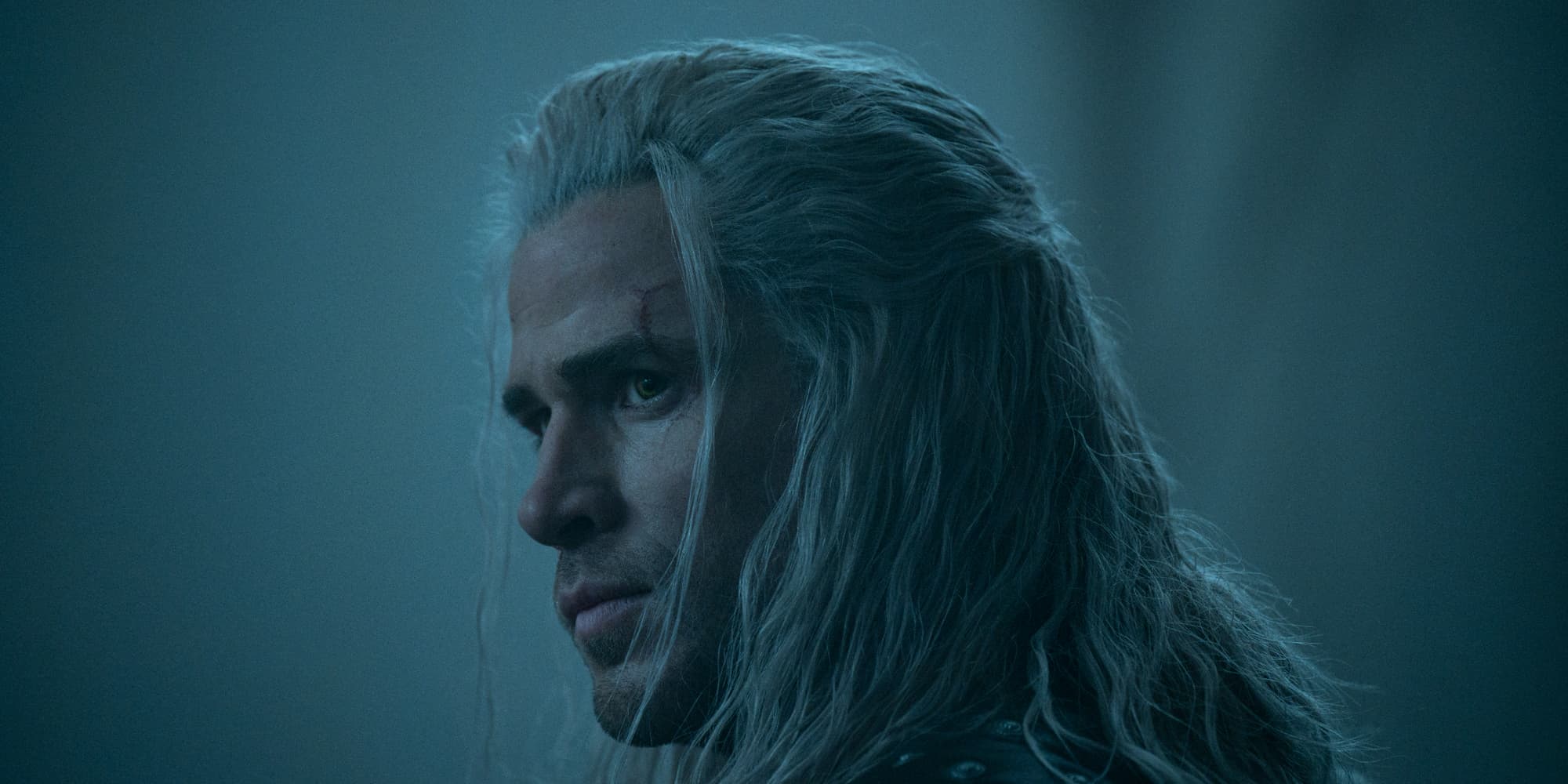 Liam Hemsworth en Geralt de Riv dans la saison 4 de "The Witcher".

