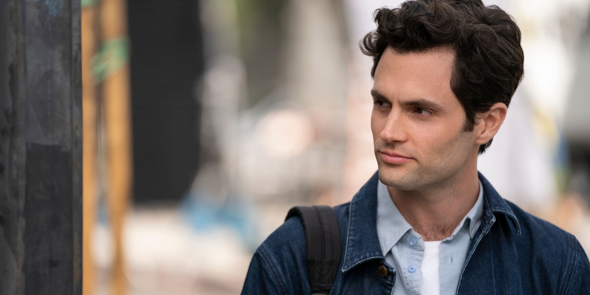 L'acteur Penn Badgley dans You sur Netflix
