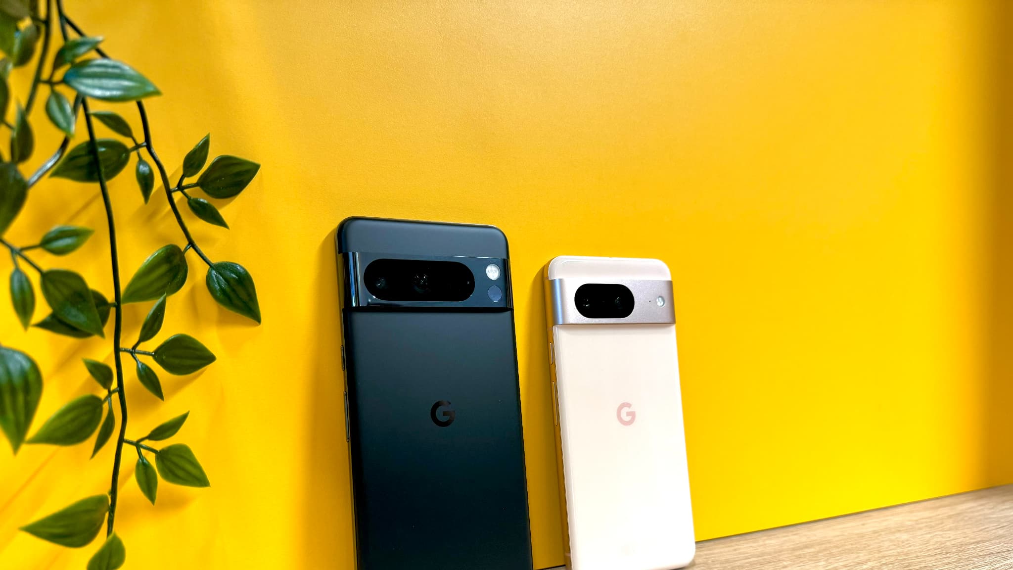 En les mettant côte à côte, on constate aisément la différence de gabarit et de finition des Pixel 8 Pro et Pixel 8. En les mettant côte à côte, on constate aisément la différence de gabarit et de finition des Pixel 8 Pro et Pixel 8.