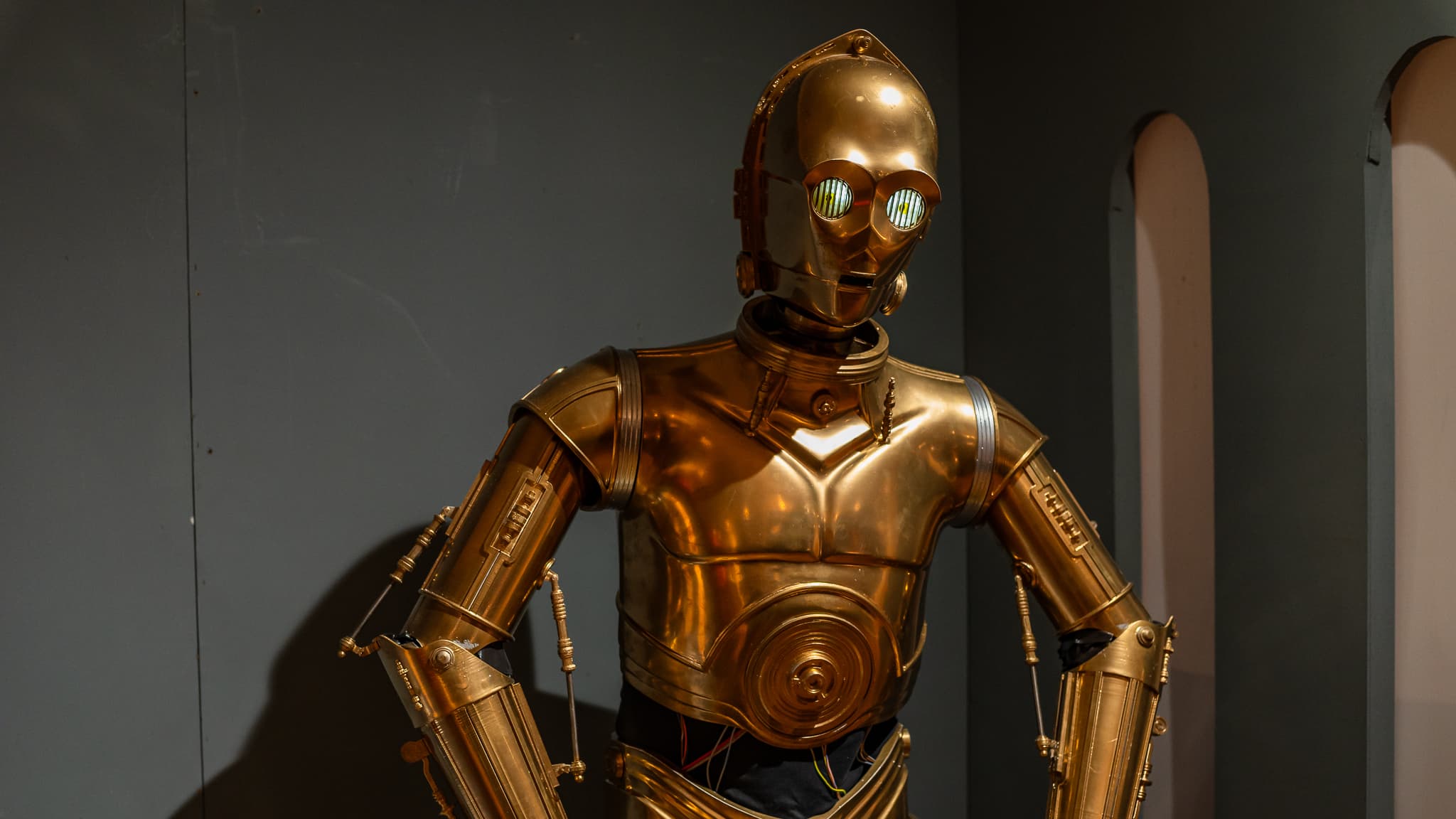 C3-PO est aussi bavard à l'expo que dans les films