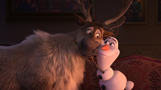 Olaf et Sven dans La Reine des Neiges 2.