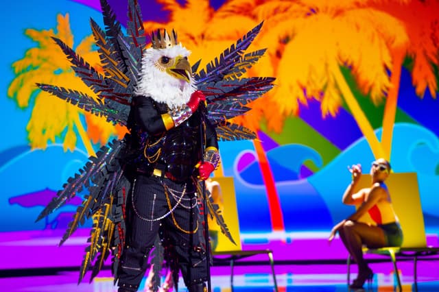 L'aigle dans Mask Singer sur TF1.
