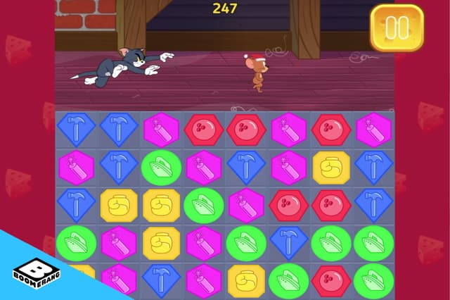 Le jeu Tom et Jerry : Winter Holiday est disponible sur SFR Kids Récré
