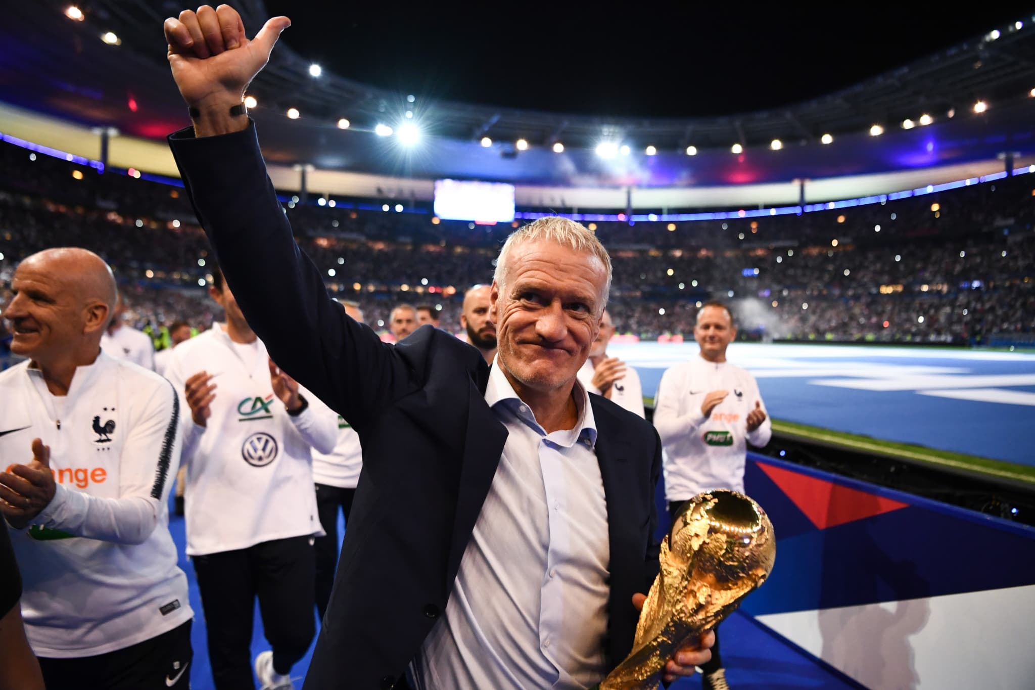 Didier Face à Deschamps, un documentaire sur l'ancien champion du monde diffusé sur TF1 et Amazon Prime Vidéo. Didier Face à Deschamps, un documentaire sur l'ancien champion du monde diffusé sur TF1 et Amazon Prime Vidéo.