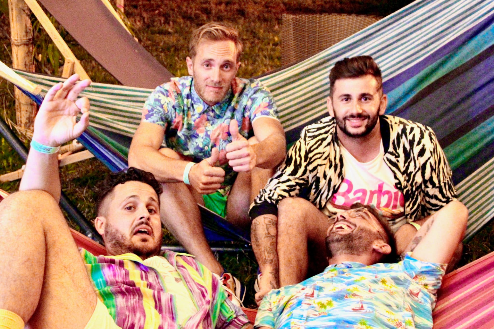 Jonathan, Yannick, Florent et Arnaud, les quatre Niçois du groupe Kitchies. Jonathan, Yannick, Florent et Arnaud, les quatre Niçois du groupe Kitchies.