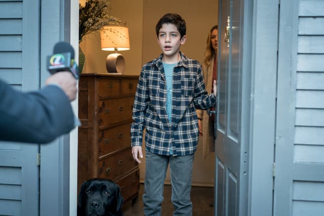 Flynn Durand, interprété par Patrick McAuley, fils d’Emily Byrne et Nick Durand dans Absentia.