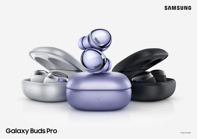 Les Galaxy Buds Pro délaissent l'aspect beans pour revenir à un design plus sobre