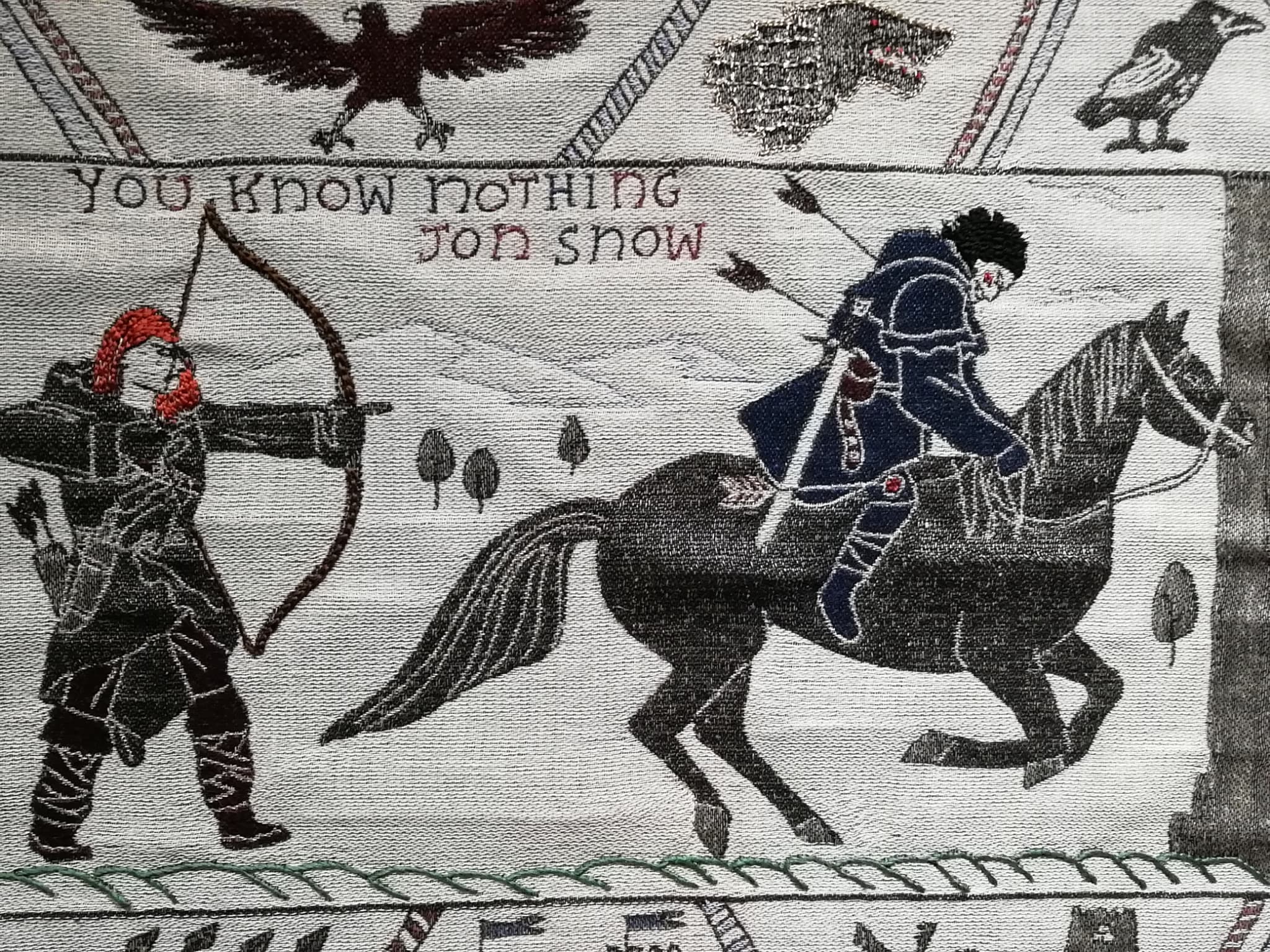 En VF, ça donne "Tu ne sais rien, Jean Neige". En VF, ça donne "Tu ne sais rien, Jean Neige".
