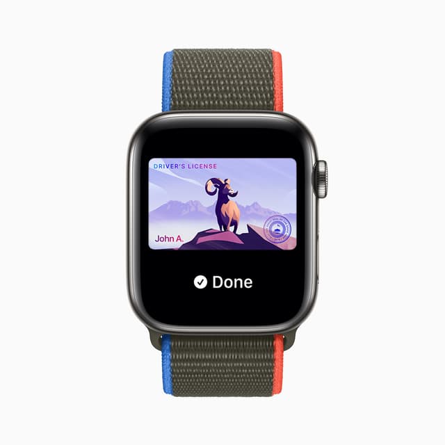 Aux États-Unis, plus besoin de sortir ses papiers, on pourra présenter son permis de conduire directement sur son Apple Watch.