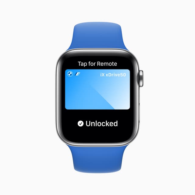 Selon le modèle, il sera bientôt possible d'ouvrir une voiture et même allumer le moteur rien qu'avec une Apple Watch (Series 6) au poignet.