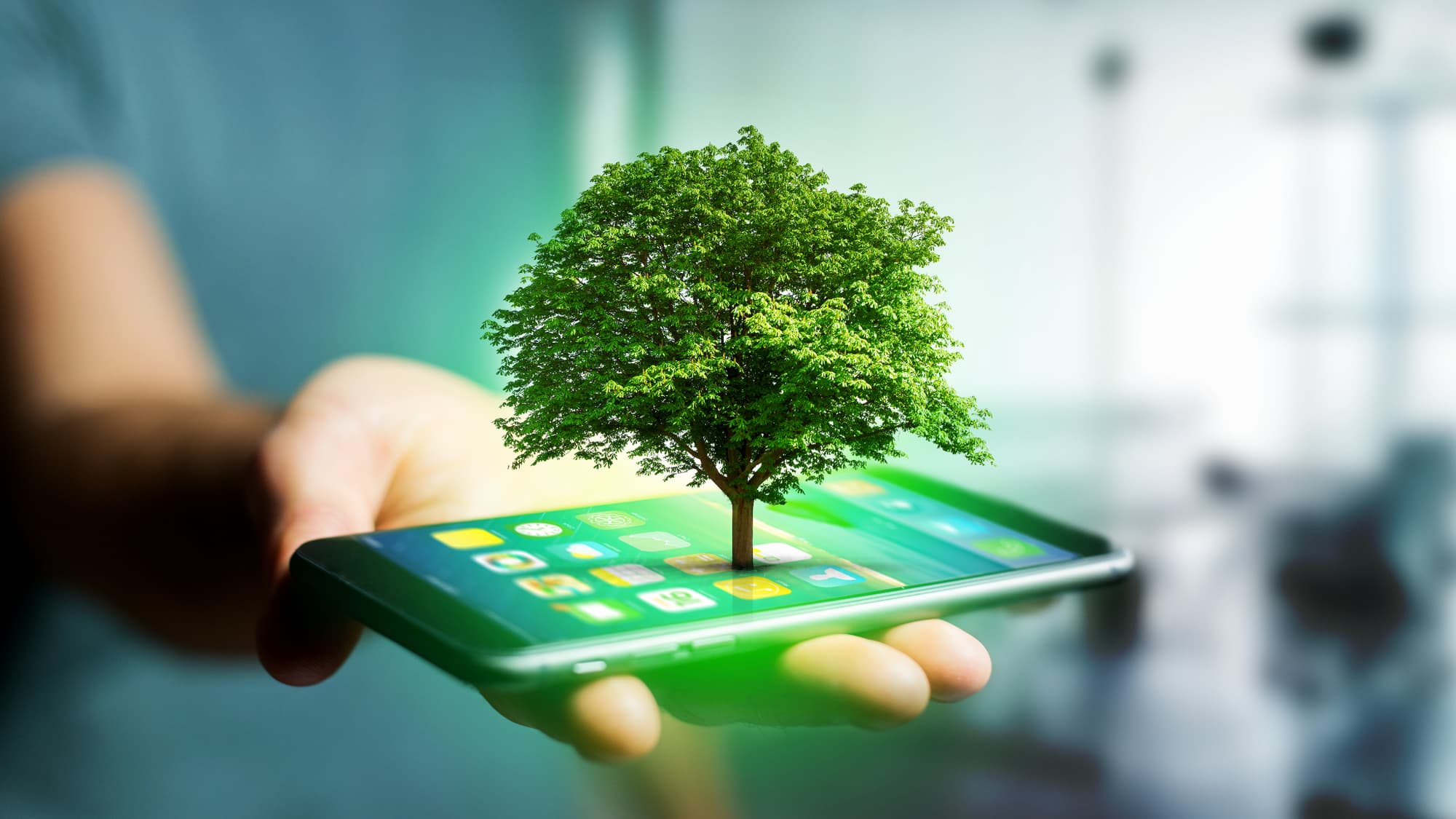 Сохранение экологического баланса. Зеленая экономика. Digital экология. Экология it. Экология смартфон.
