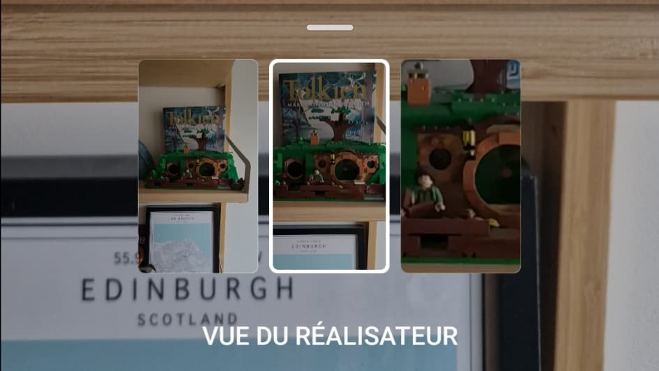 Vue du réalisateur permet d'alterner facilement entre quatre modes de prise de vue