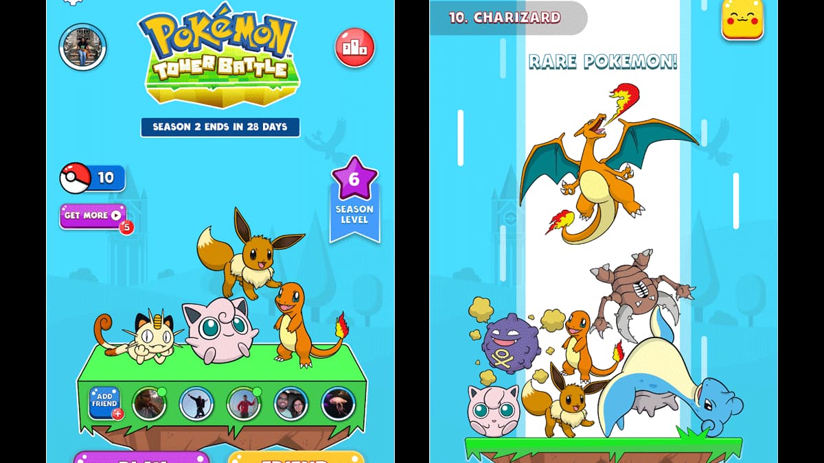 Grimpez les niveaux et capturez de nouveaux Pokémon en affrontant vos amis ou des adversaires inconnus. Grimpez les niveaux et capturez de nouveaux Pokémon en affrontant vos amis ou des adversaires inconnus.