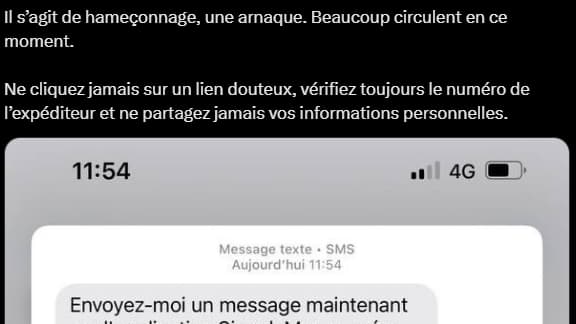 Le compte officiel de l'Elysée met en garde les Français. Le compte officiel de l'Elysée met en garde les Français.