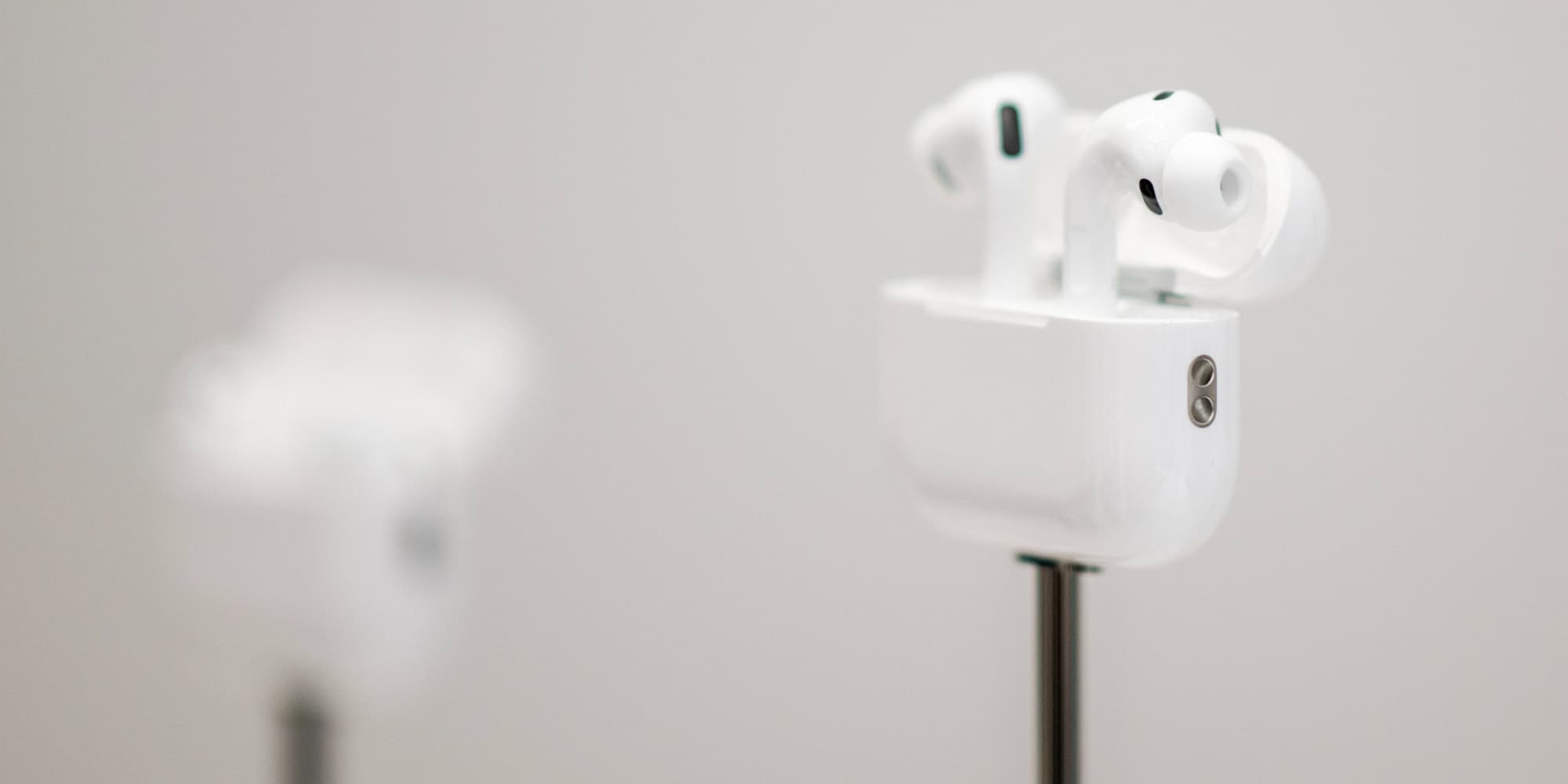 Les AirPods Pro 3 présentés sur le campus Apple Park à Cupertino, en Californie, le 9 septembre 2025.