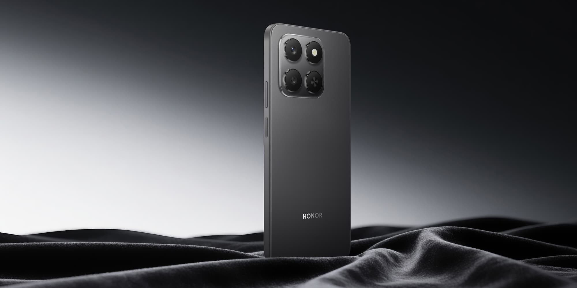 Le HONOR 400 Smart 5G, ici dans son beau coloris noir.