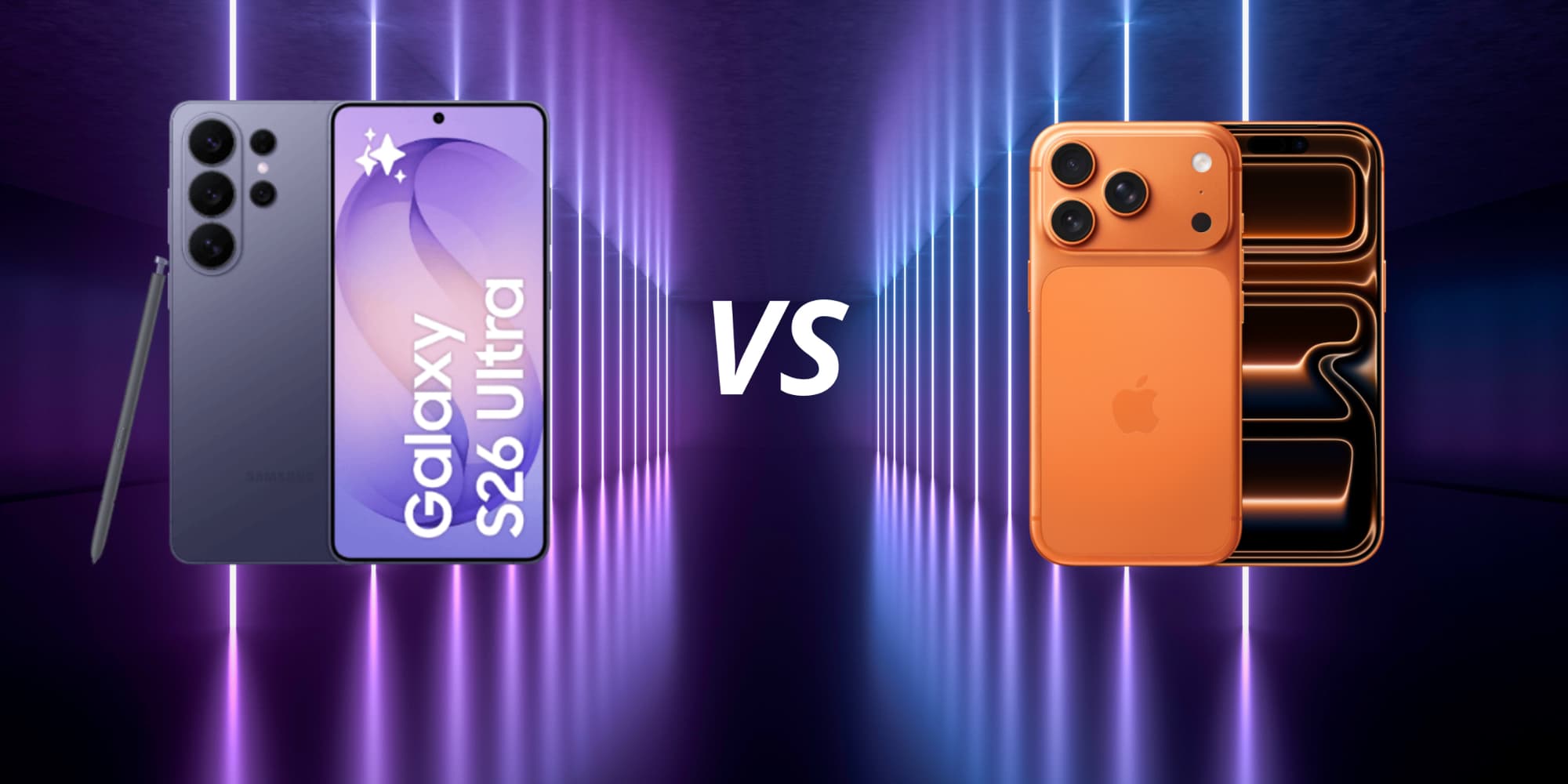 Qui l'emportera entre le Samsung Galaxy S26 Ultra et l'iPhone 17 Pro Max ?