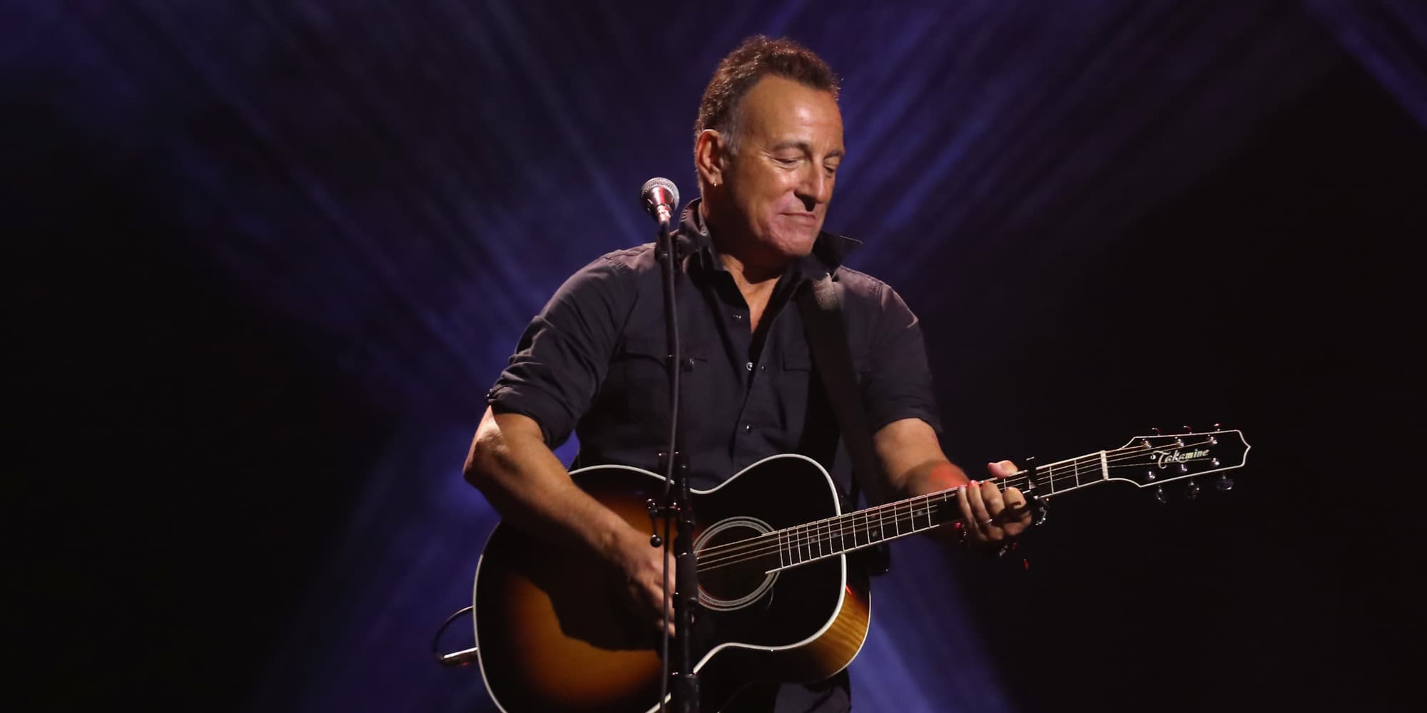 Bruce Springsteen sur scène pour la cérémonie de clôture des Jeux Invictus à Toronto, le 30 septembre 2017.