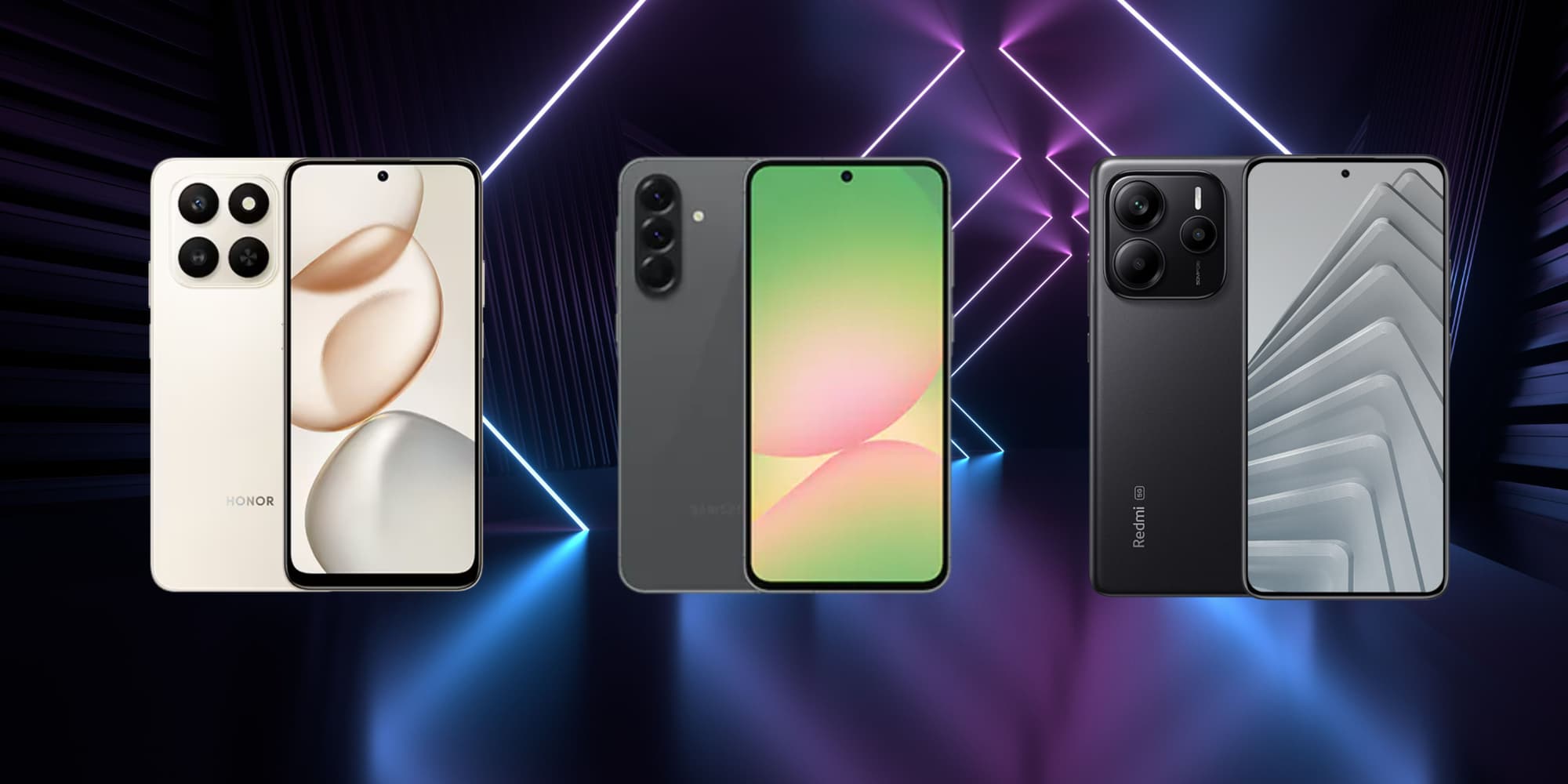 Les modèles HONOR 400 Smart 5G, Samsung Galaxy A56 5G et Xiaomi Redmi Note 14 5G sont en promo pour les détenteurs d’un forfait sans engagement chez SFR. 