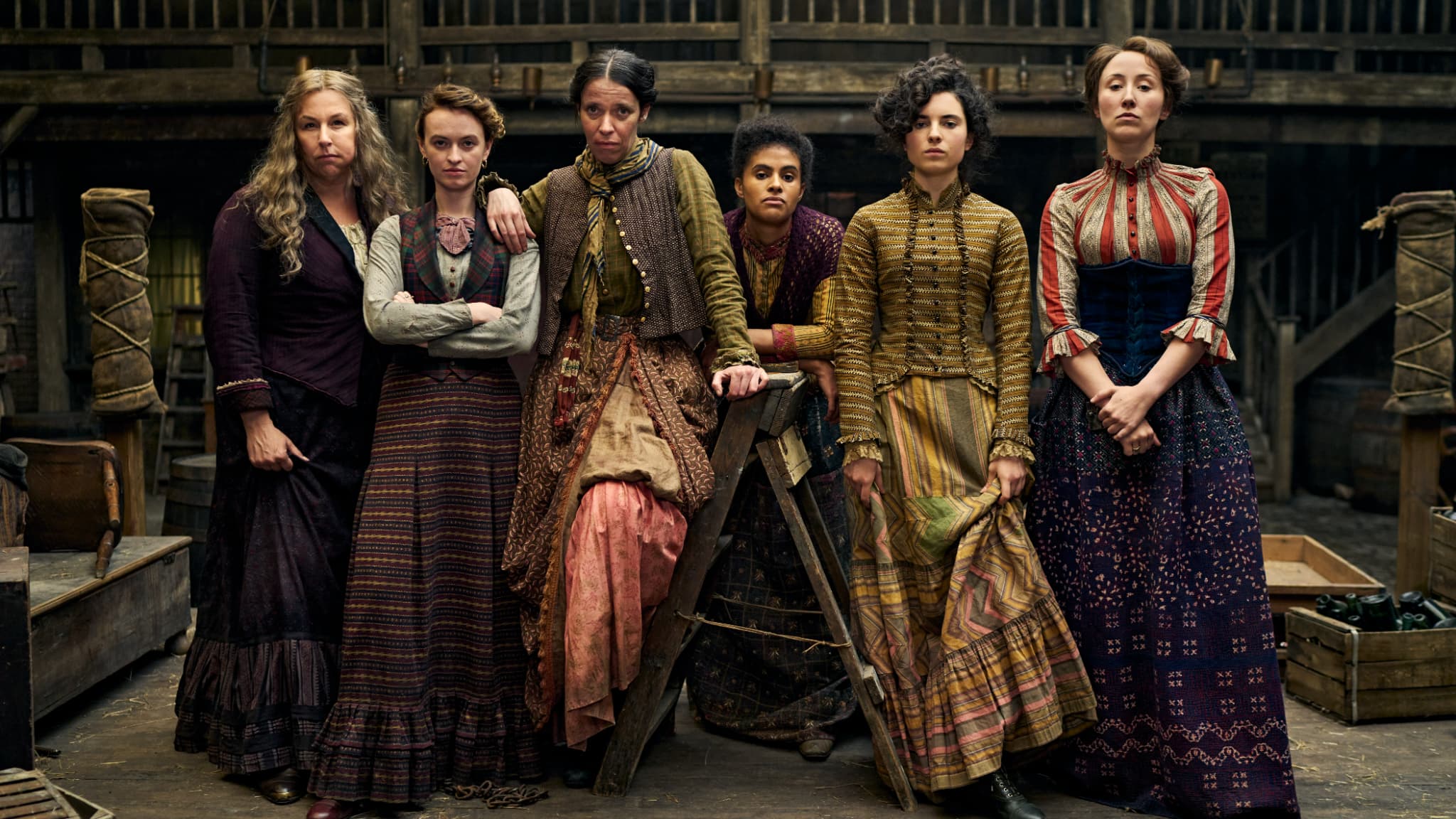 Hannah Walters (Eliza), Darci Shaw (Alice), ou encore Erin Doherty (Mary) dans la saison 2 de la série "A Thousand Blows". Hannah Walters (Eliza), Darci Shaw (Alice), ou encore Erin Doherty (Mary) dans la saison 2 de la série "A Thousand Blows".